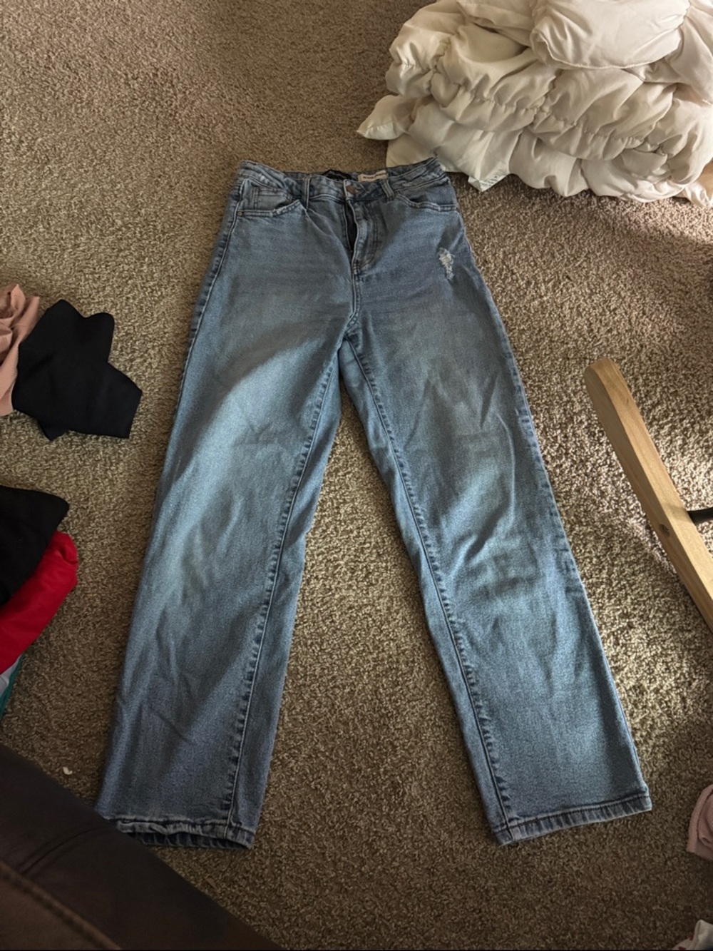 BCBGeneration Light Blue Straight Leg Jeans